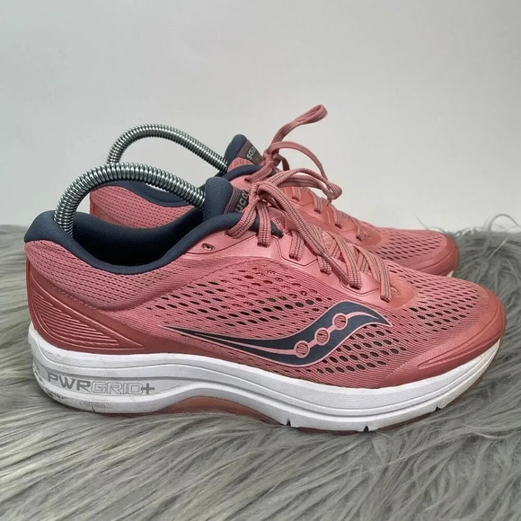 Saucony Clarion Womens Size 9 Shoes Pink Sneakers Running Athletic Trainers - Picture 1 of 10